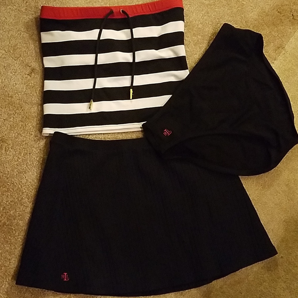 Strapless tube top swimsuit